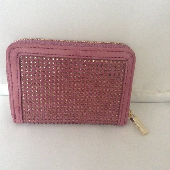 TORY BURCH Crystal Zip Coin/Case Case Cameo Pink - Picture 3 of 3